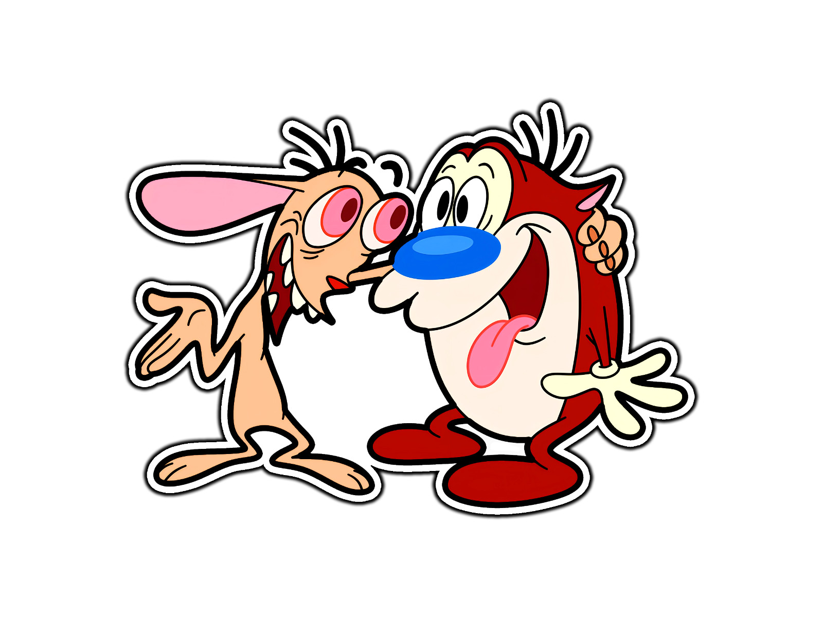 Ren & Stimpy Waterproof Vinyl Sticker Decal Die-Cut gallery