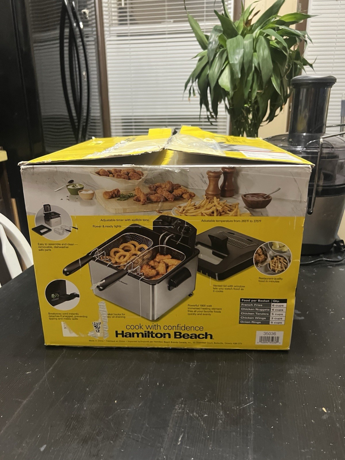 Hamilton Beach Electric Deep Fryer 2 Baskets Lid 4 5 Liters 19 Cups Oil ✅ gallery