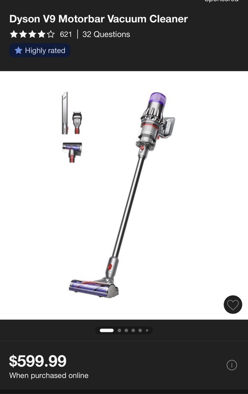 Dyson V9 Motorbar Cordless Vacuum Cleaner - NEW gallery
