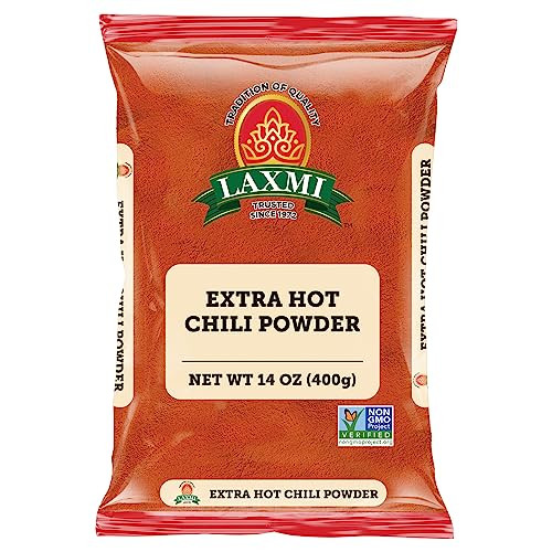 Laxmi Extra Hot Red Chilli Powder 14 Ounce 400 grams Seasoning Spicy Flavor gallery