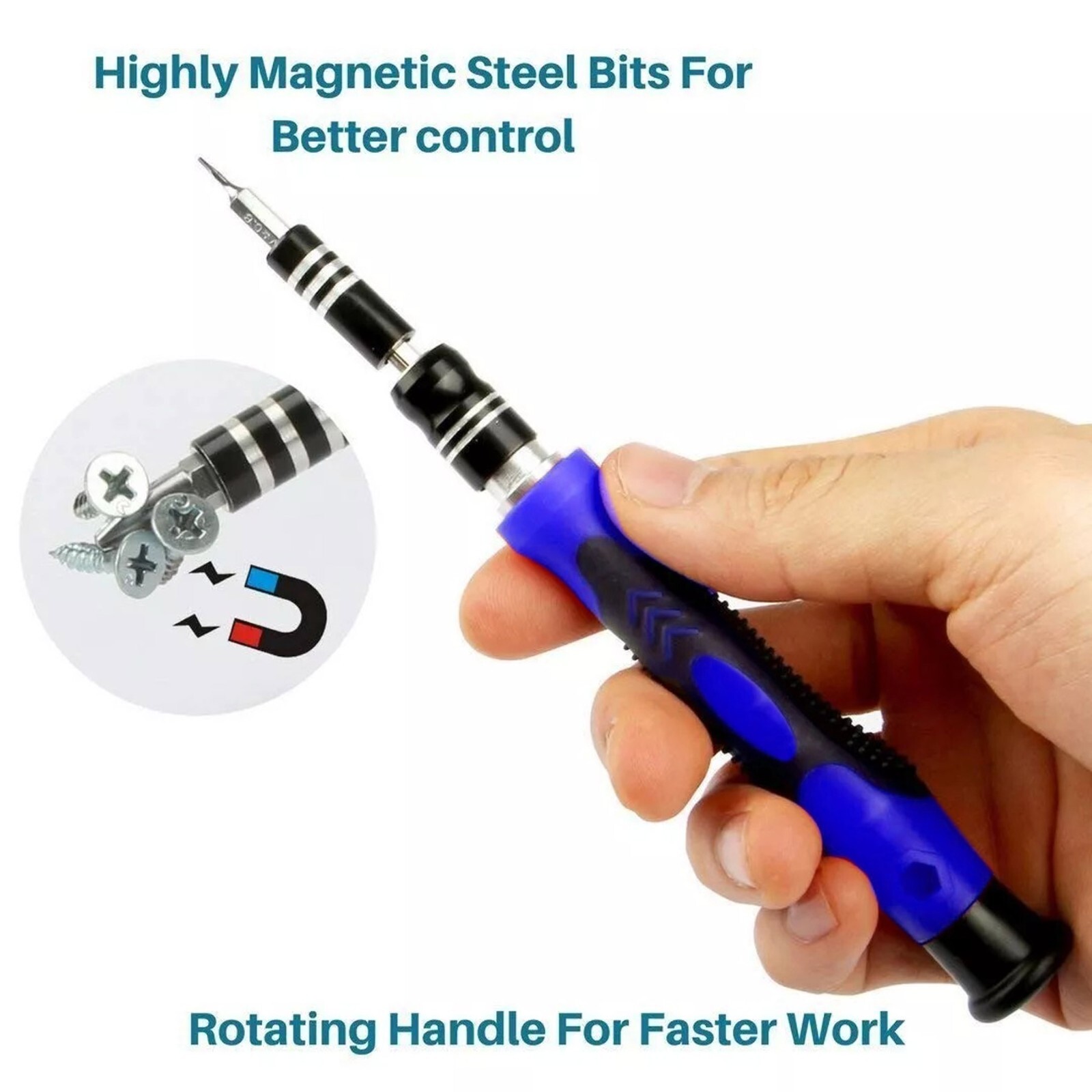 63 in 1 Precision Screwdriver Set Computer Repair Tool Kit Magnetic Bit gallery