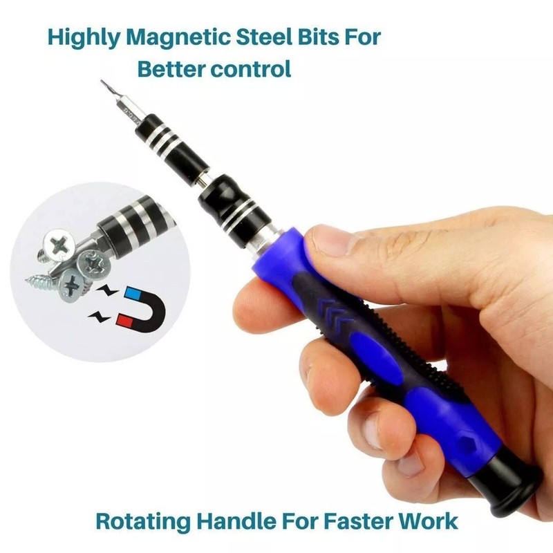 63 in 1 Precision Screwdriver Set Computer Repair Tool Kit Magnetic Bit gallery