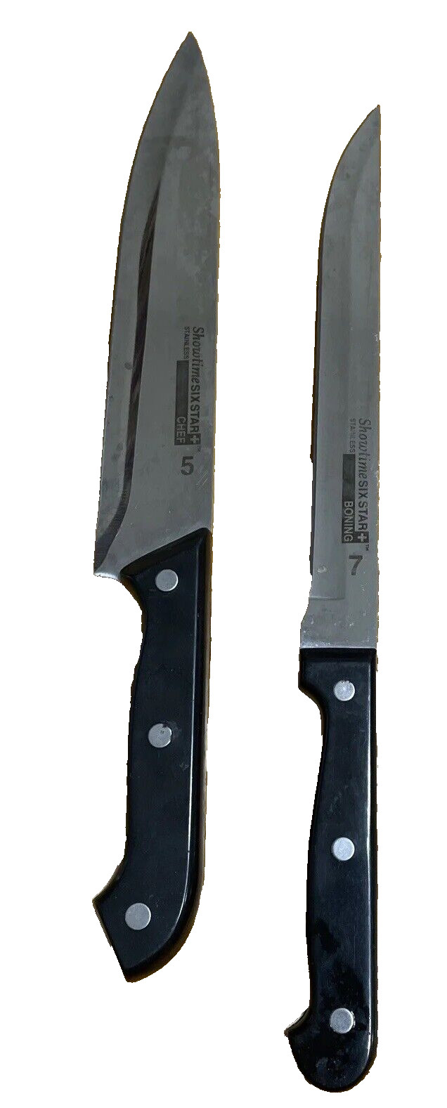 Ronco Showtime Six Star # 5 Chef #7 Boning Professional Stainless Knives 13 in gallery