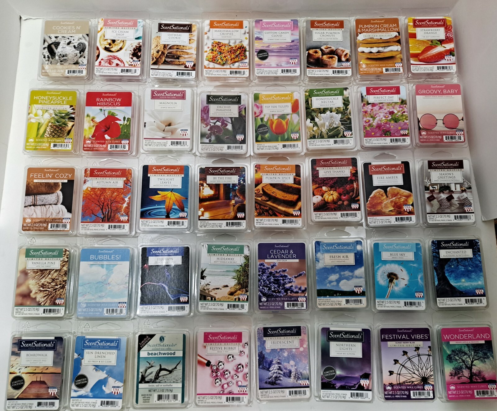 ScentSationals Wax Cubes U CHOOSE Limited Edition 6 Cubes 2.5oz SameDayShip #40S gallery