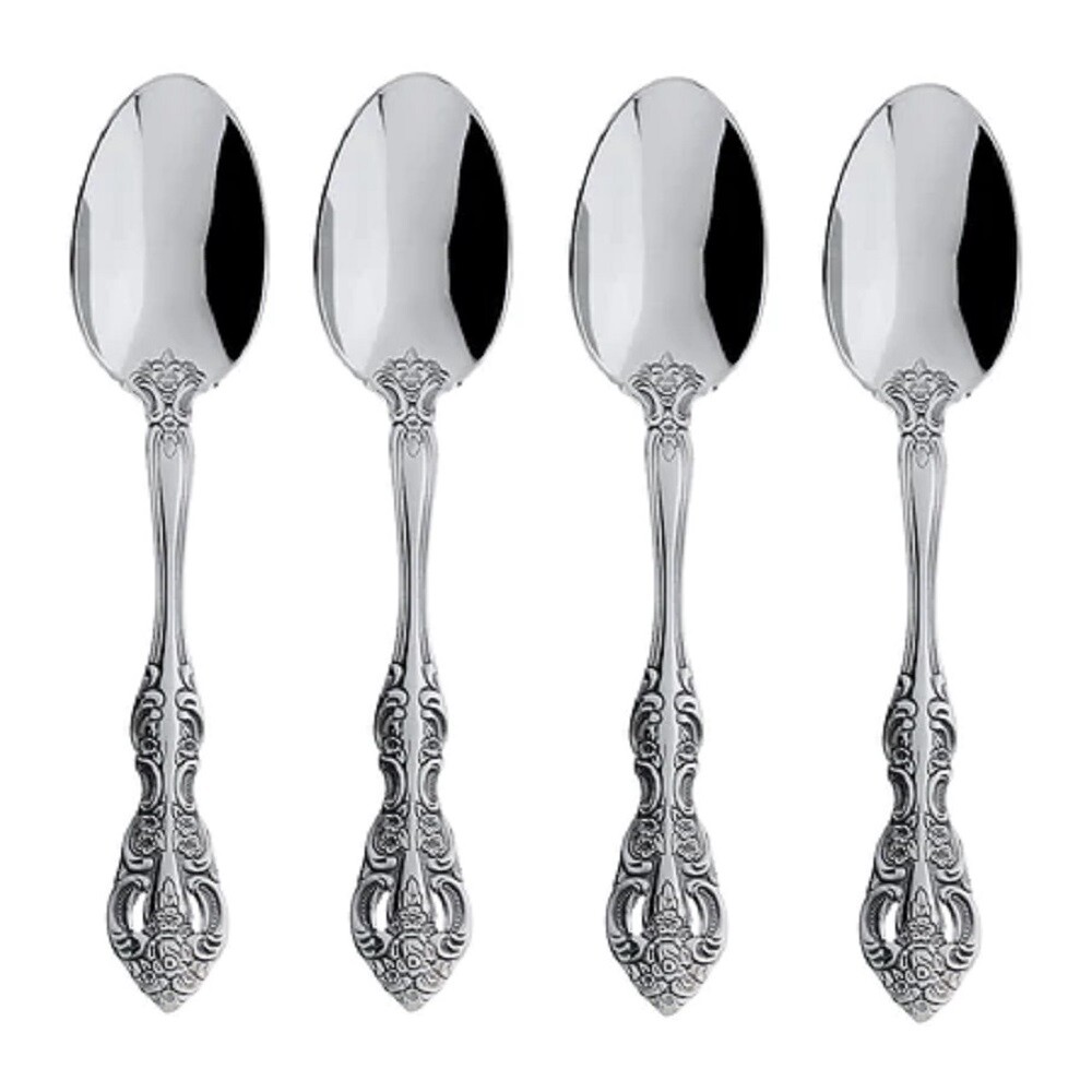 Oneida MICHELANGELO - 18/10 Stainless Steel Teaspoon (Set of Four) / New / CHINA gallery