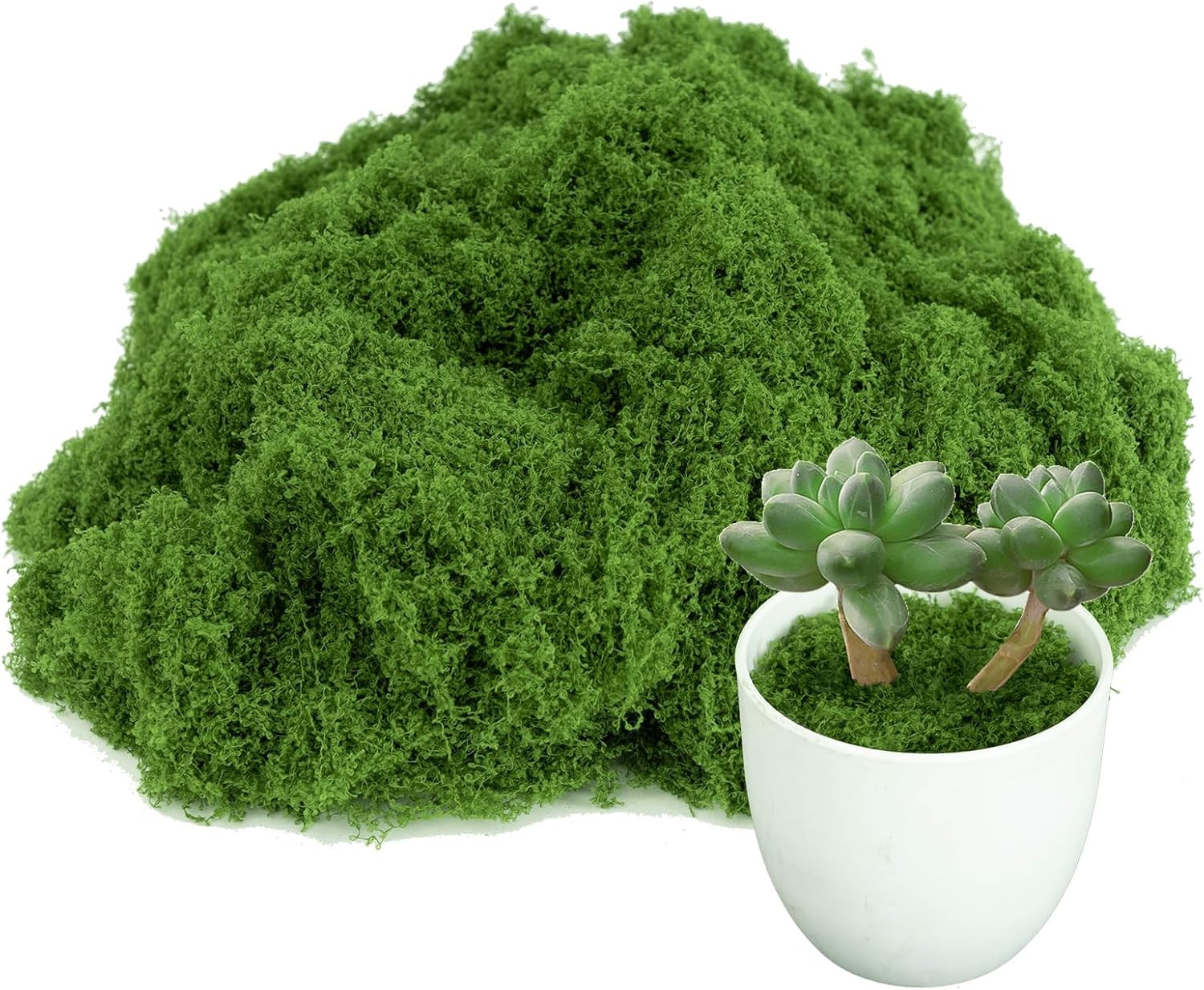 Fake Green Moss for Potted ,Artificial Moss for Crafts Indoor,DIY Table Decorati gallery