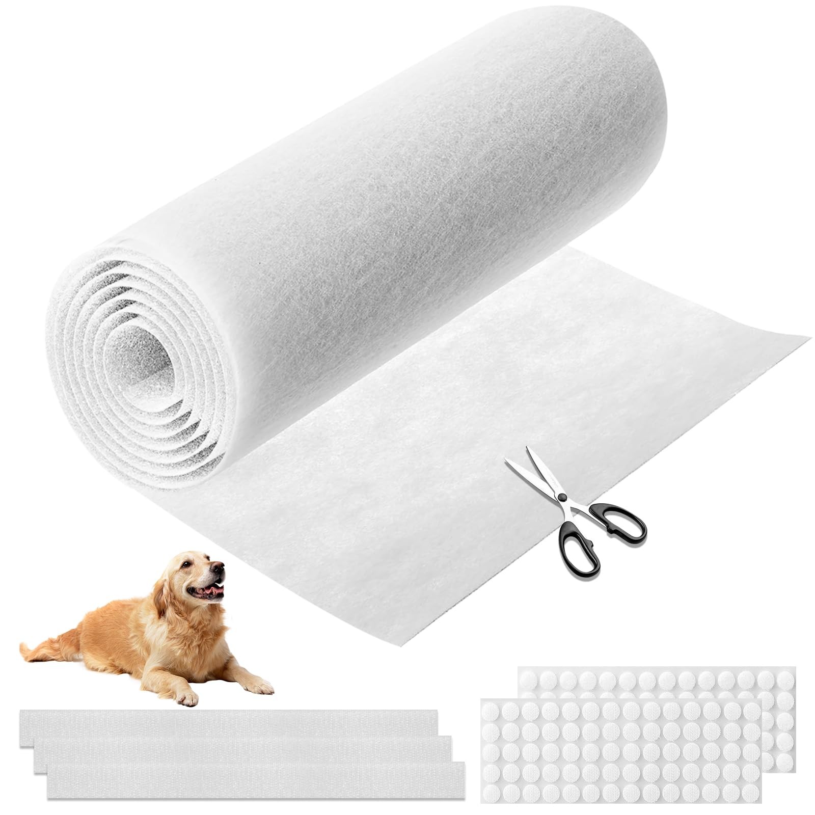 13 Air Filter Material -23 Ft² Cut to Fit Air Filter Media for Home HVAC, Fur... gallery