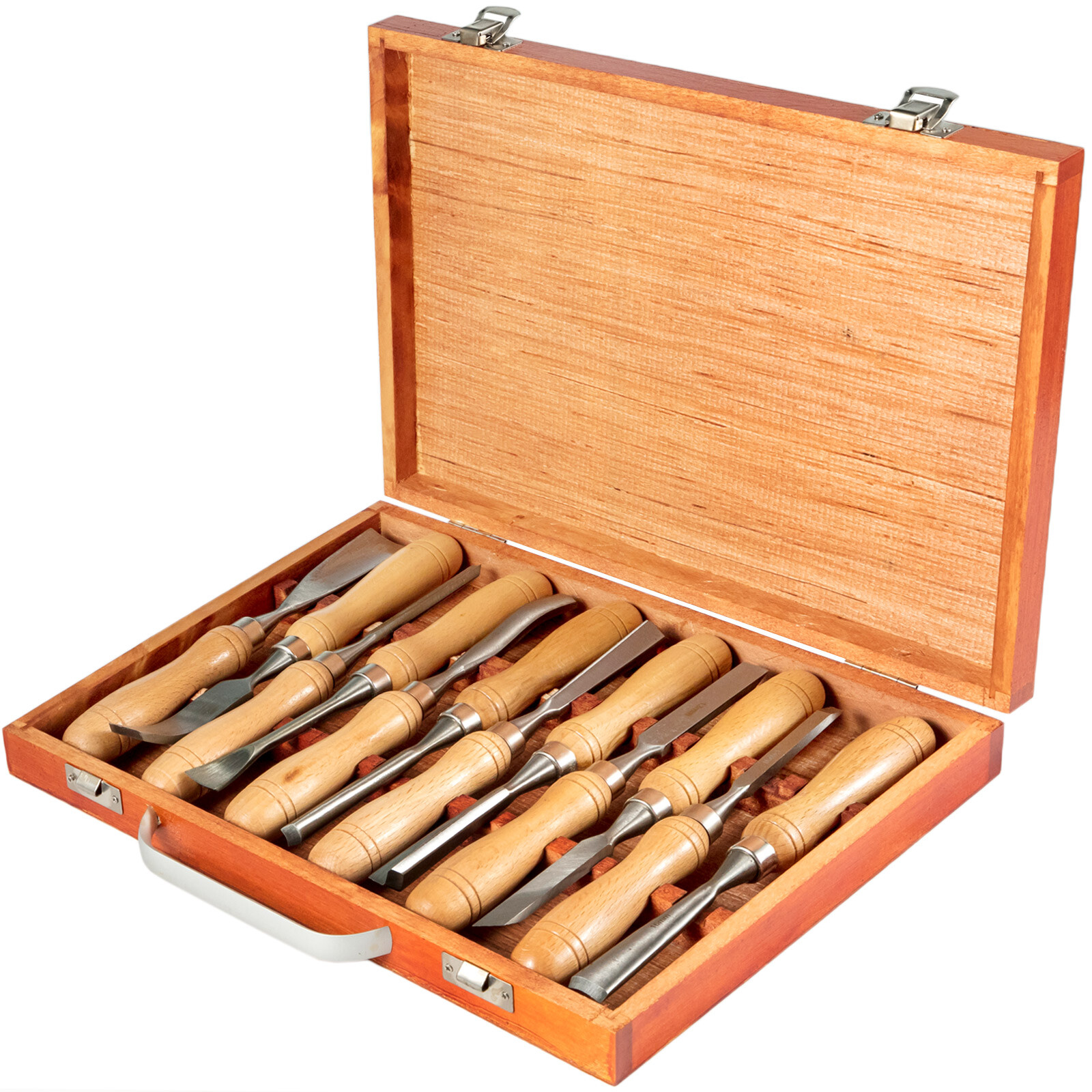 VEVOR 12pcs Wood Lathe Chisel Set HSS Wood Turning Carving Tools Carpenters gallery