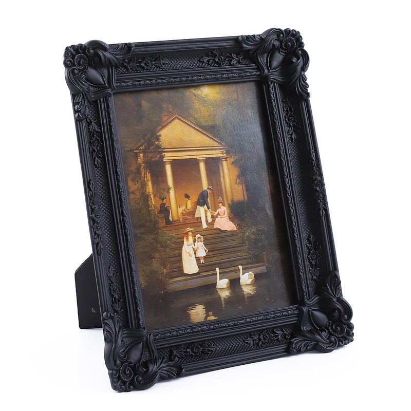 Vintage Picture Frames 5x7 Black Gothic Picture Frames for Tabletop and Wall ... gallery