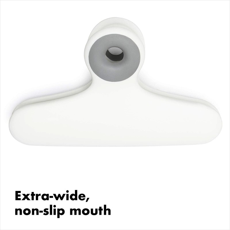 OXO Good Grips Bag/Chip Clips (Extra-wide) - 2 Pack, White gallery