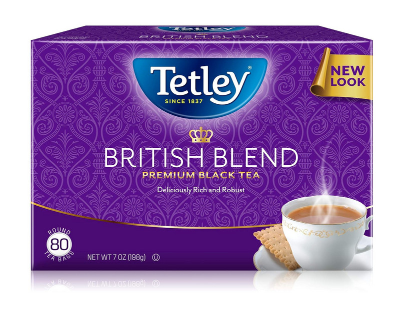 Tetley British Blend Premium Black Tea, Regular, 80 Teabags (Pack of 1) gallery