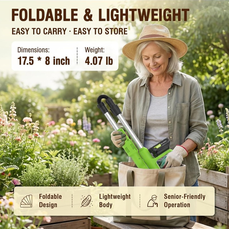 Electric Weed Puller with Long Handle - Efficient Garden Weed Removal Tool gallery