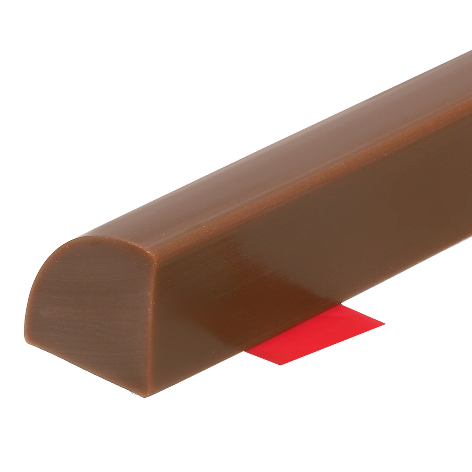 Flexible Molding Trim 79 Inch Quarter Round Molding Water Barrier Brown gallery
