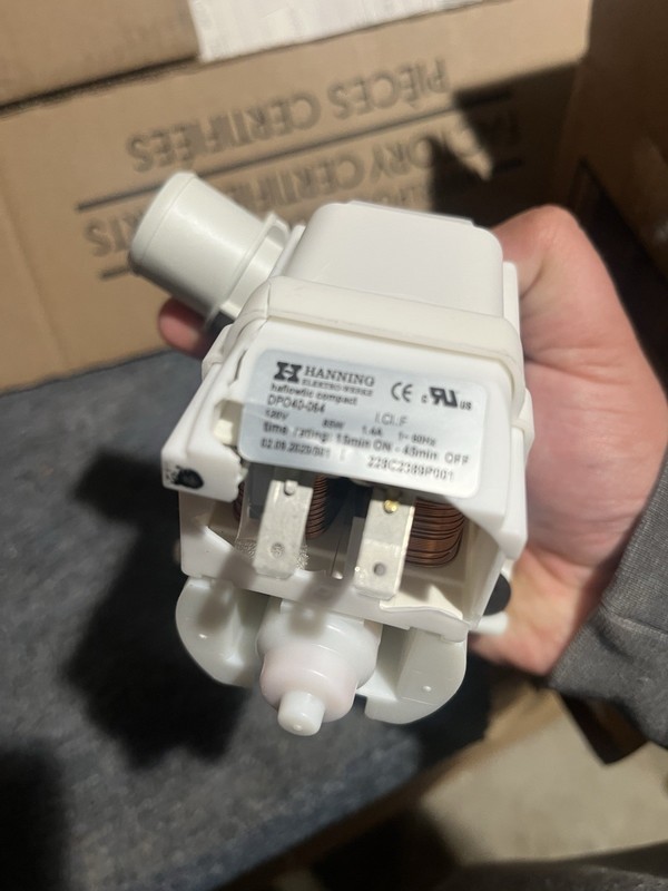 WH23X10040 GE Drain Pump gallery