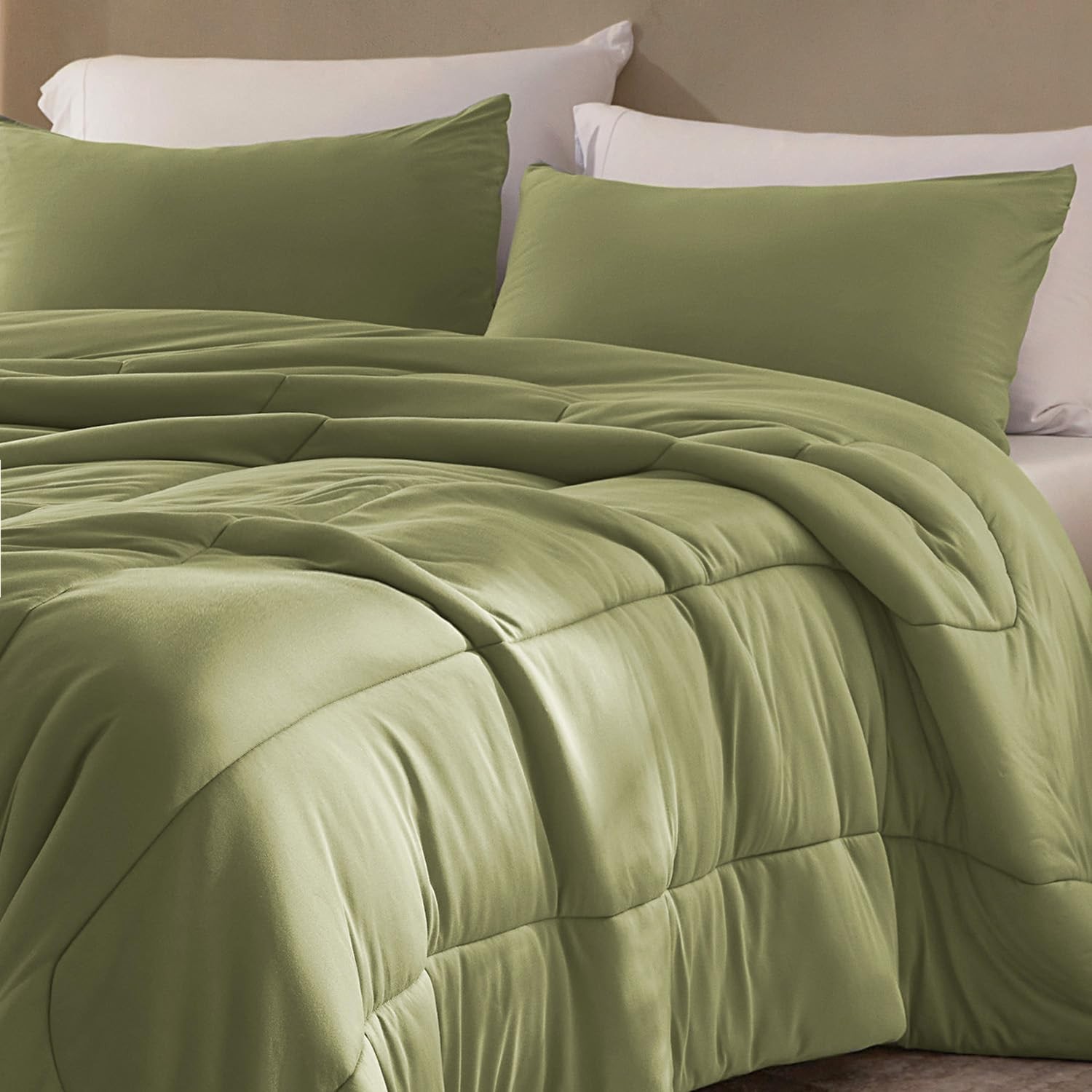 Sleep Zone 3 Pieces Jersey Knit Bedding Sets 1 Comforter And 2 Pillow Shams gallery