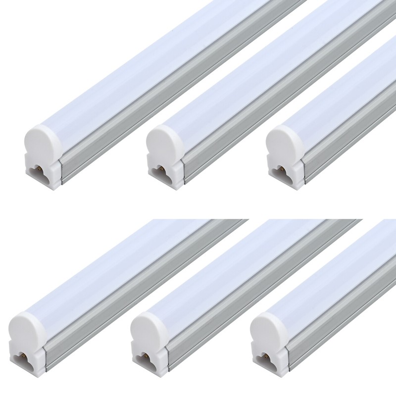 6 Pack LED Shop Light 4FT T5 20W Ceiling Fixture 6500K Super Bright White gallery