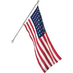 Valley Forge Flag Pole 6 FT Stainless Steel Sectional Kit American Flag