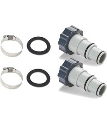 Tongass (2-Pack) Replacement Threaded to Clamp Style Hose Adapter for Intex Pool