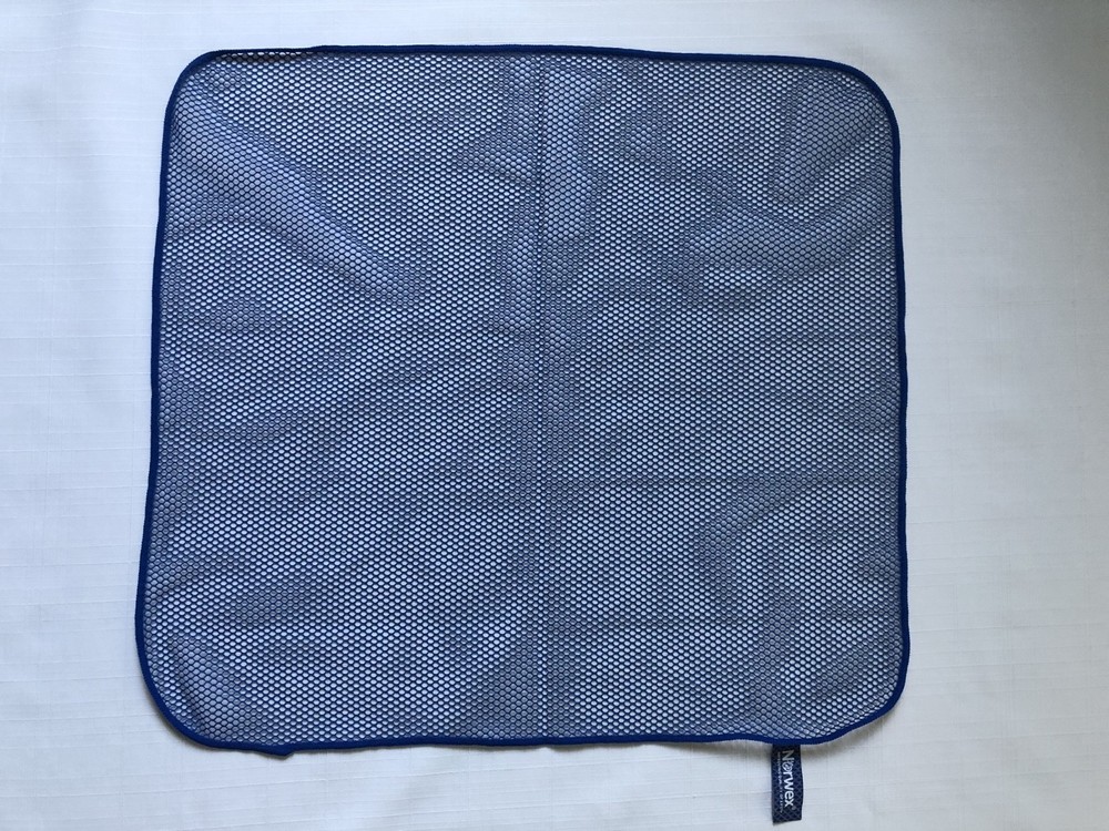 NORWEX Blue Mesh Dishcloth - Solid Polyester Modern Kitchen Cloths - NEVER USED