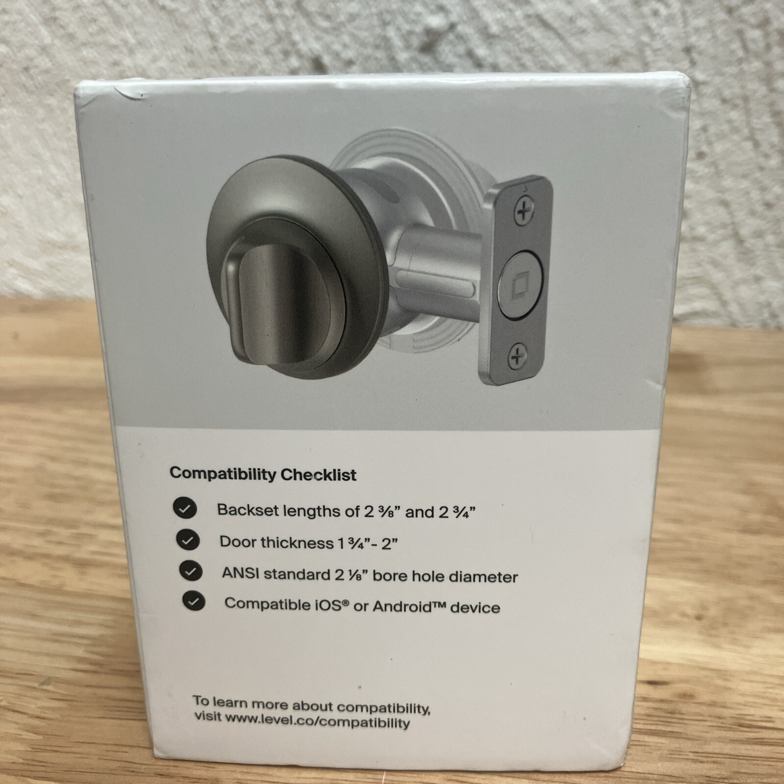 Level Touch Smart Lock Satin Nickel C-L12U B2 Ring Apple HomeKit NEW gallery