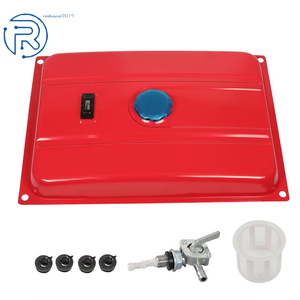 Universal 6.6 Gallon Secondary Generator Petcock Filter Gauge Cap Gas Fuel Tank gallery