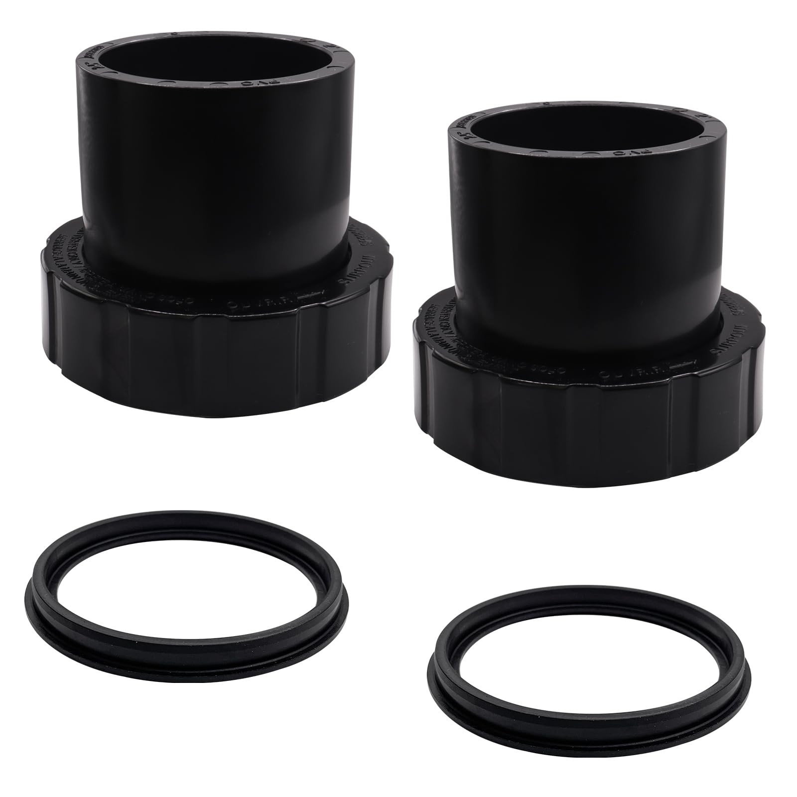 SURPOUF 2 Pack SPX3200UNKIT Compatible with Hayward Union Connector Black gallery