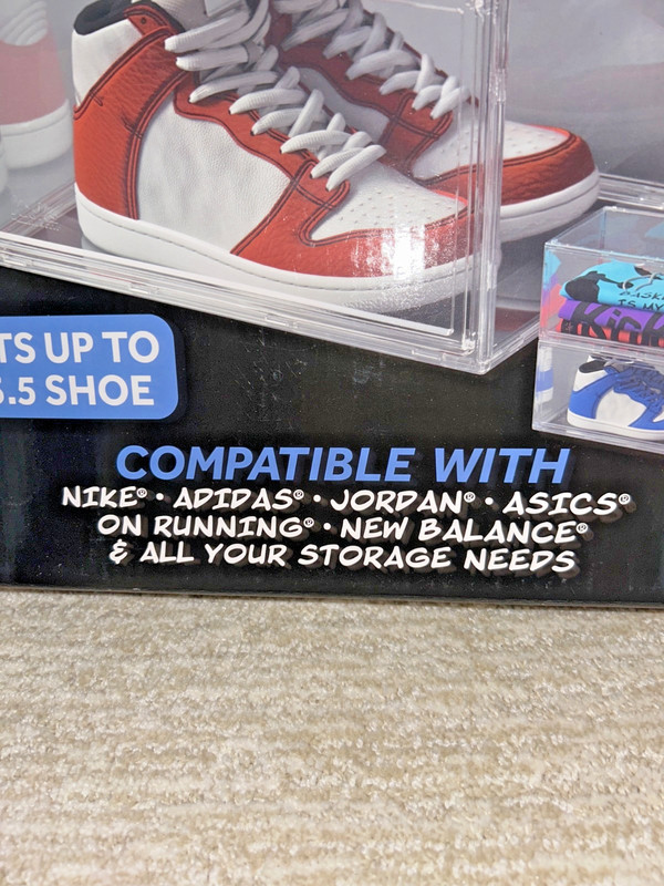 Kicks & Co.Stackable Sneaker & Storage Box (2 Pack) New/Sealed gallery