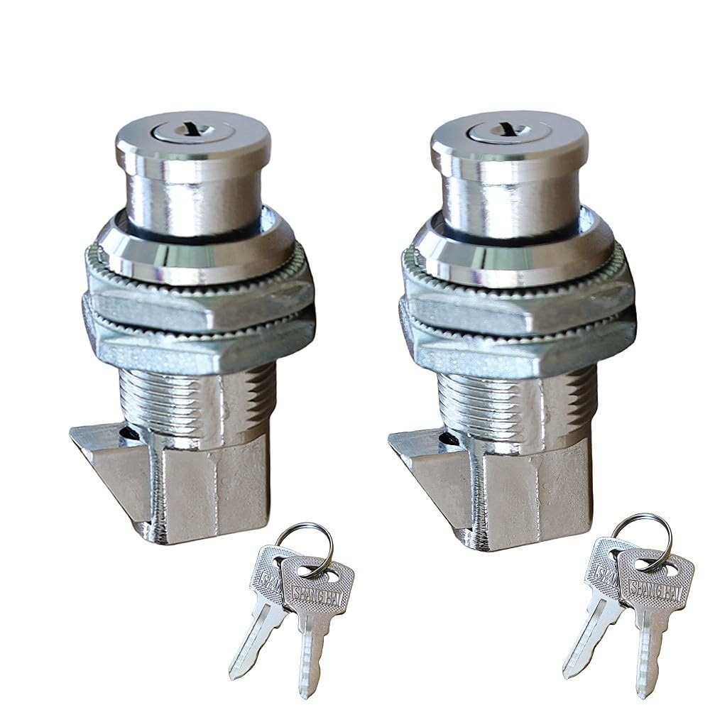Push Button Latch Perpendicular Doors Boat Tool Box Close Industrial Lock 2PCS gallery