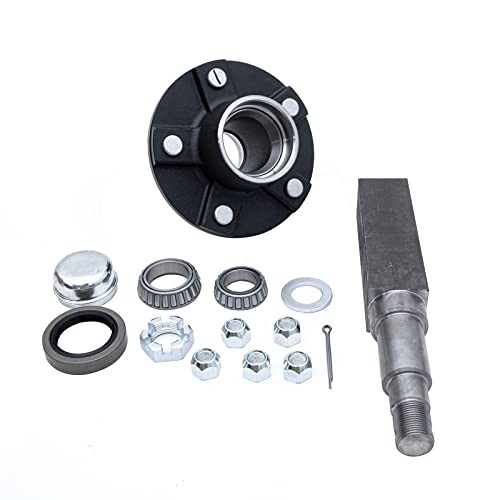 5-Bolt on 5 Inch Circle Trailer Hub Assembly with 1-3/8 Inch to 1-1/16 Inch gallery