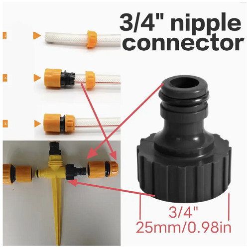 360° Rotation Auto Irrigation System Garden Lawn Sprinkler Patio Save Water NEW gallery