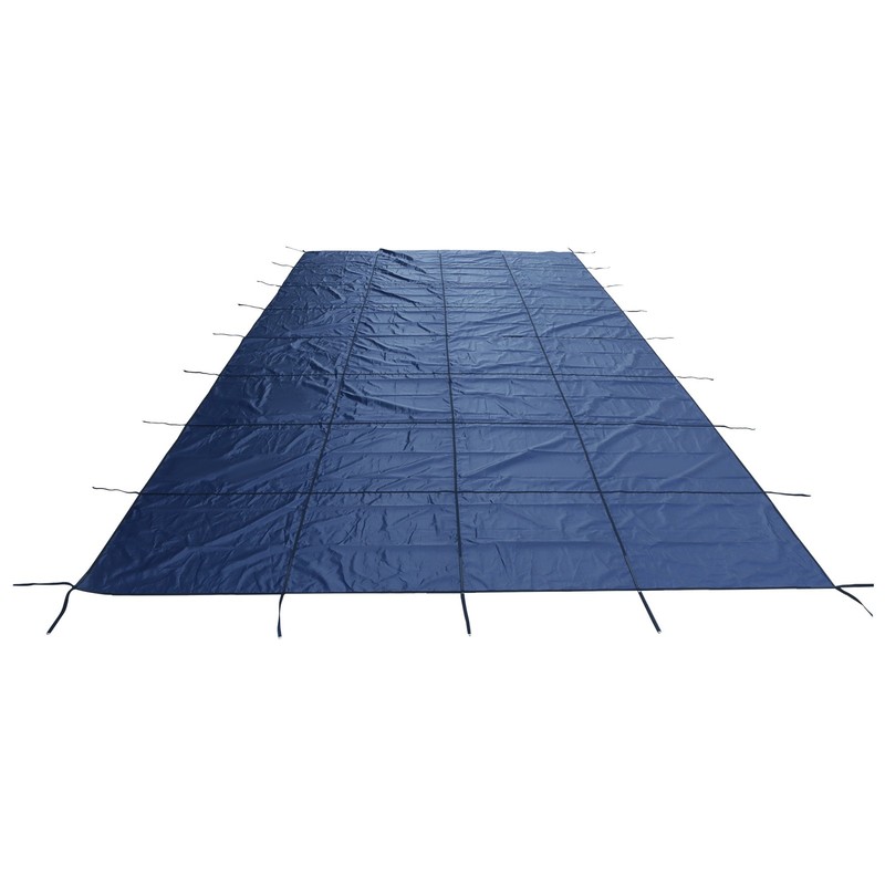 LABLT Blue Inground Heavy-Duty Solid Pool Safety Cover 27 x 47FT Include Tool gallery