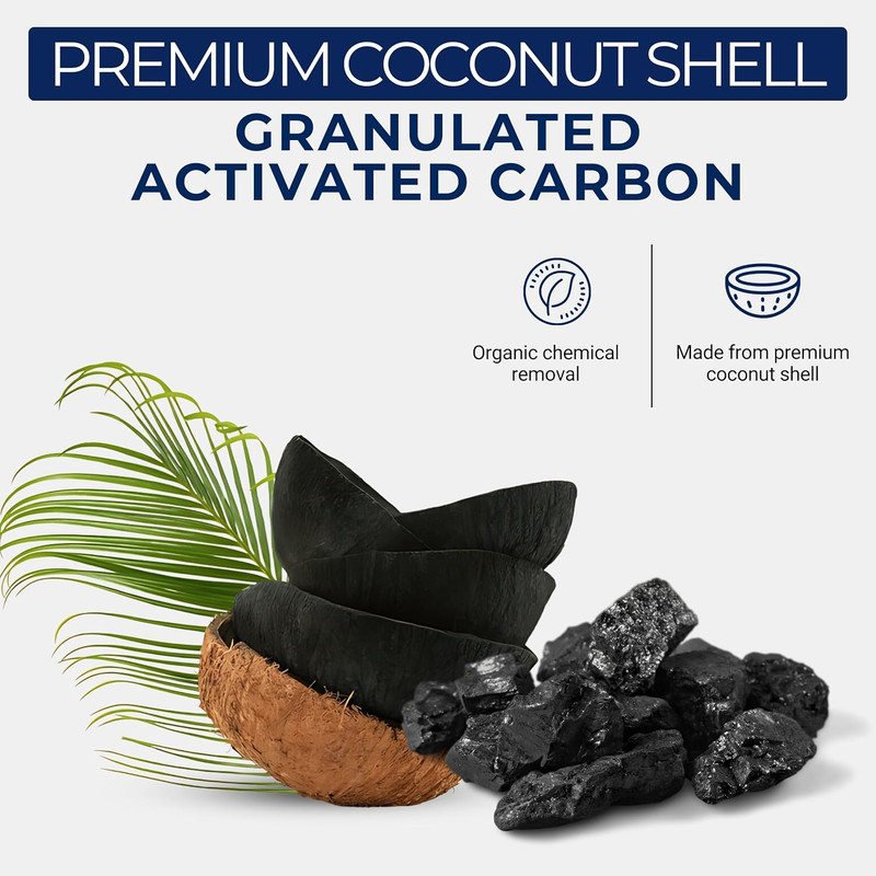 Bulk Activated Carbon Coconut Shell Granular Charcoal for Water Filtration 1 Lb gallery