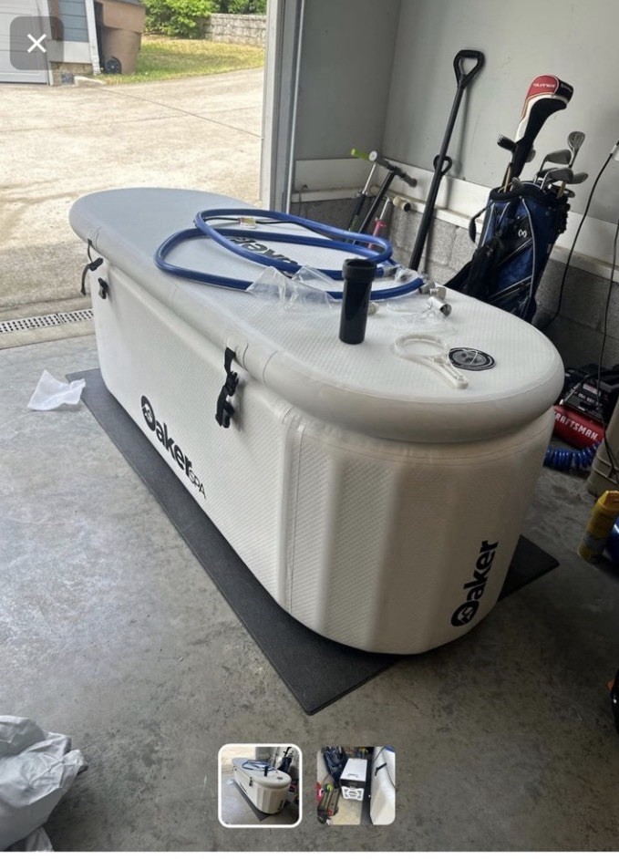 Ice Bath Cold Therapy Plunge Inflatable Ice Bath Tub for Sports Recovery Therapy gallery