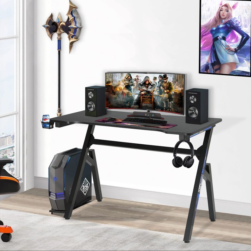 Fdw Computer Desk Gaming Desk Student Pc Desk Writing Desk Office Desk Modern gallery