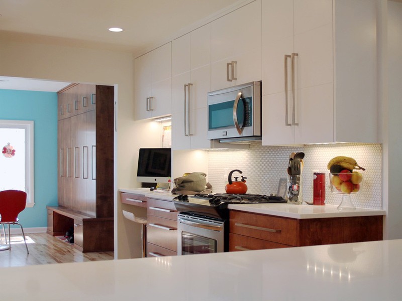 Square Bar Pull Stainless Steel Kitchen Cabinet Handle - Multi Size and Colors gallery