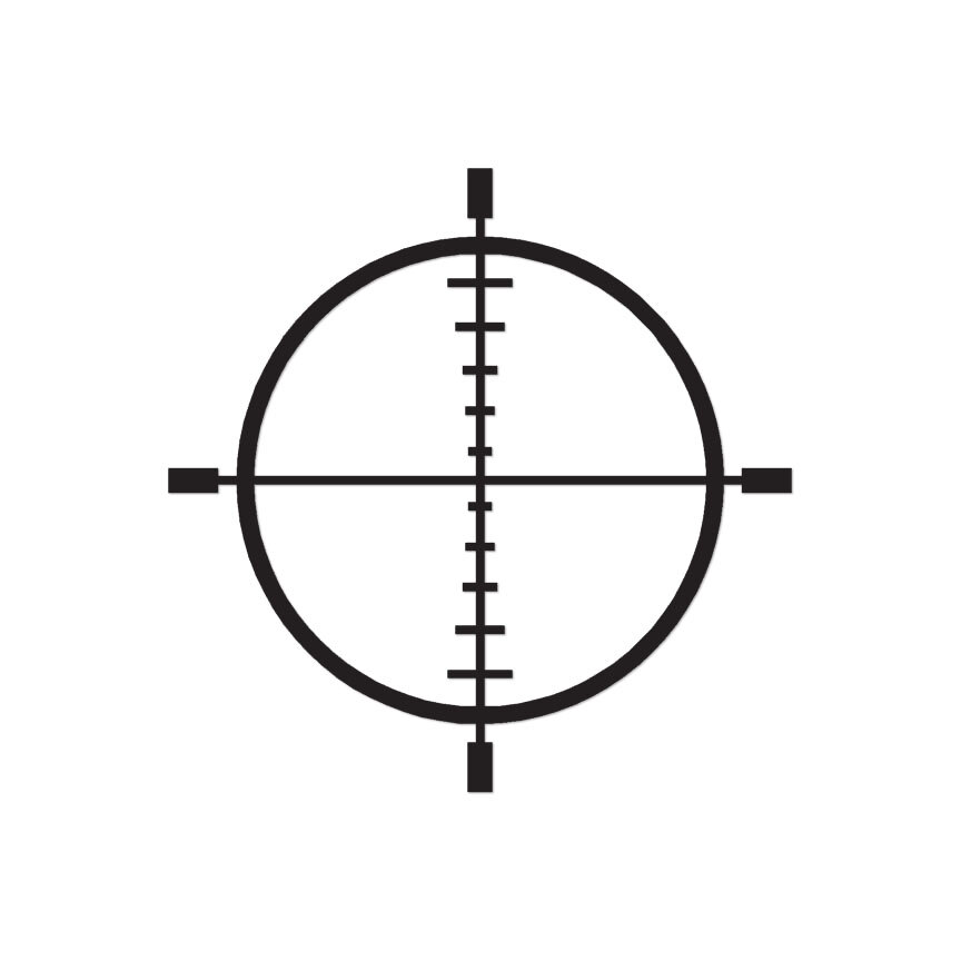 Crosshairs Target - Vinyl Decal Sticker - Multiple Color & Sizes - ebn185 gallery
