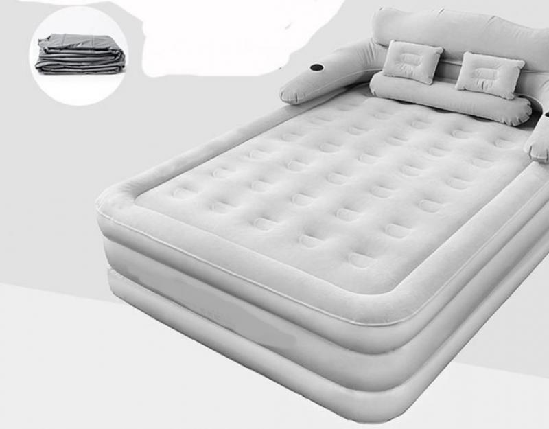 Queen Size Air Mattress Sofa Bed for Outdoor Indoor Portable Inflatable Couch US gallery