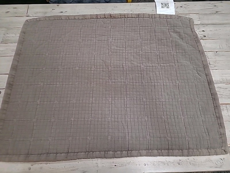 UGG Sample Standard 20"x26" Zip Pillow Cover Sham Sherpa & Quilted Grayish Brown gallery