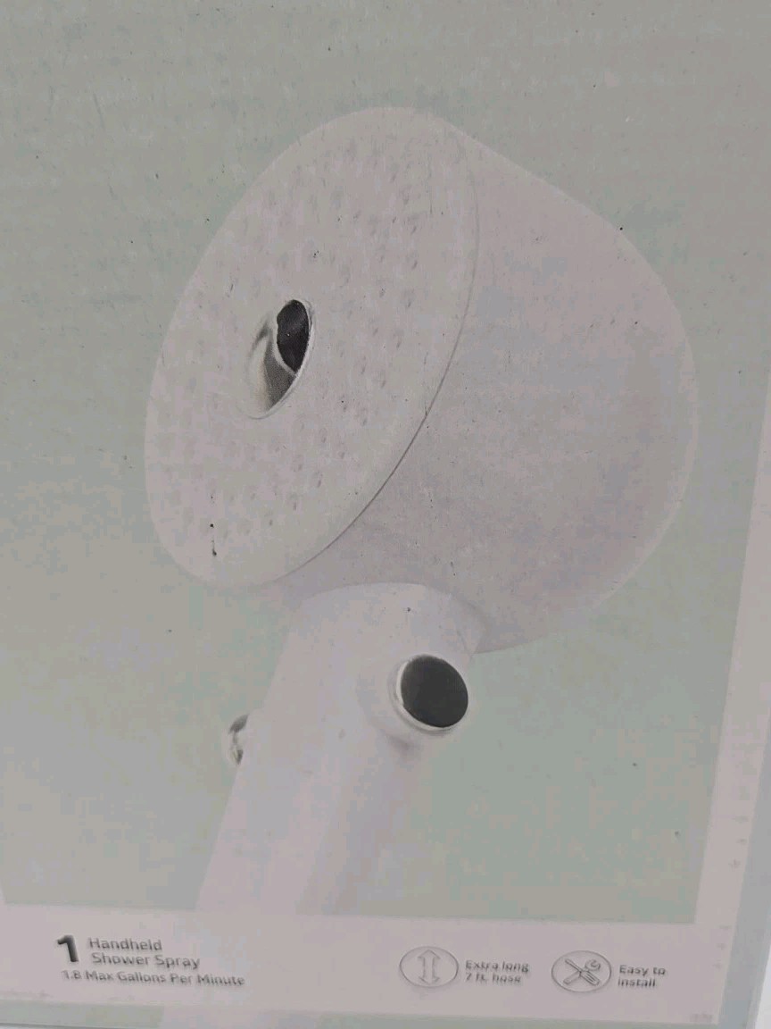MedLine Shower Safely Handheld Shower Spray Extra Long White 7' Hose gallery