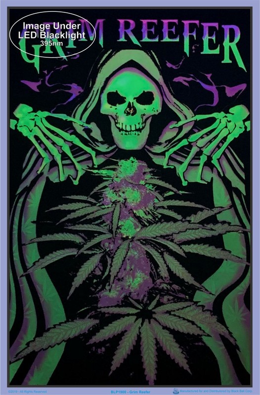 Grim Reefer Blacklight Poster 23 x 35 gallery