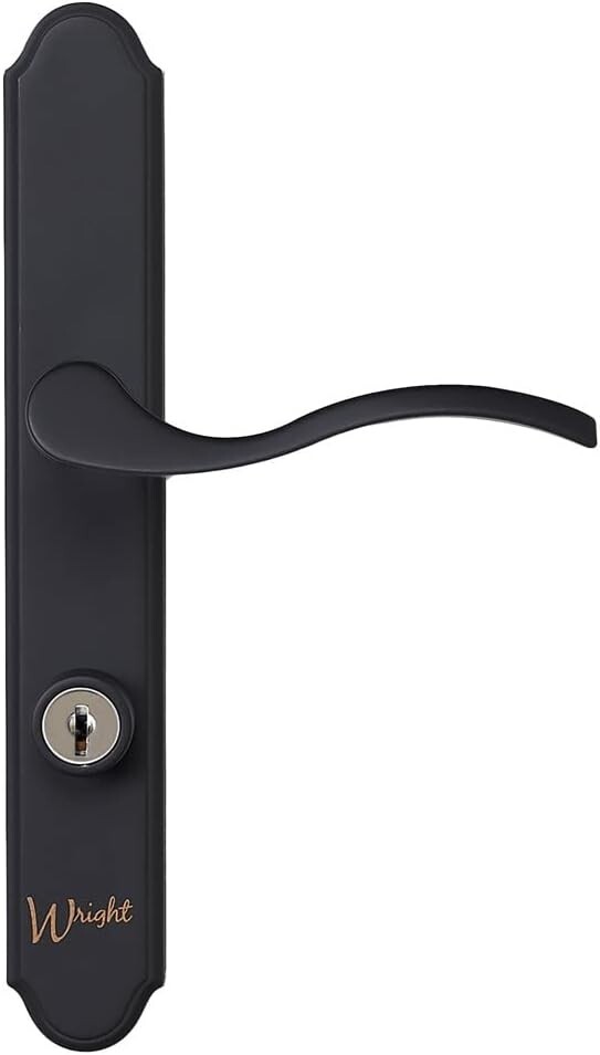 Wright Matte Black Serenade Mortise Storm Patio Door Lock Lever Latch VMT115MB gallery