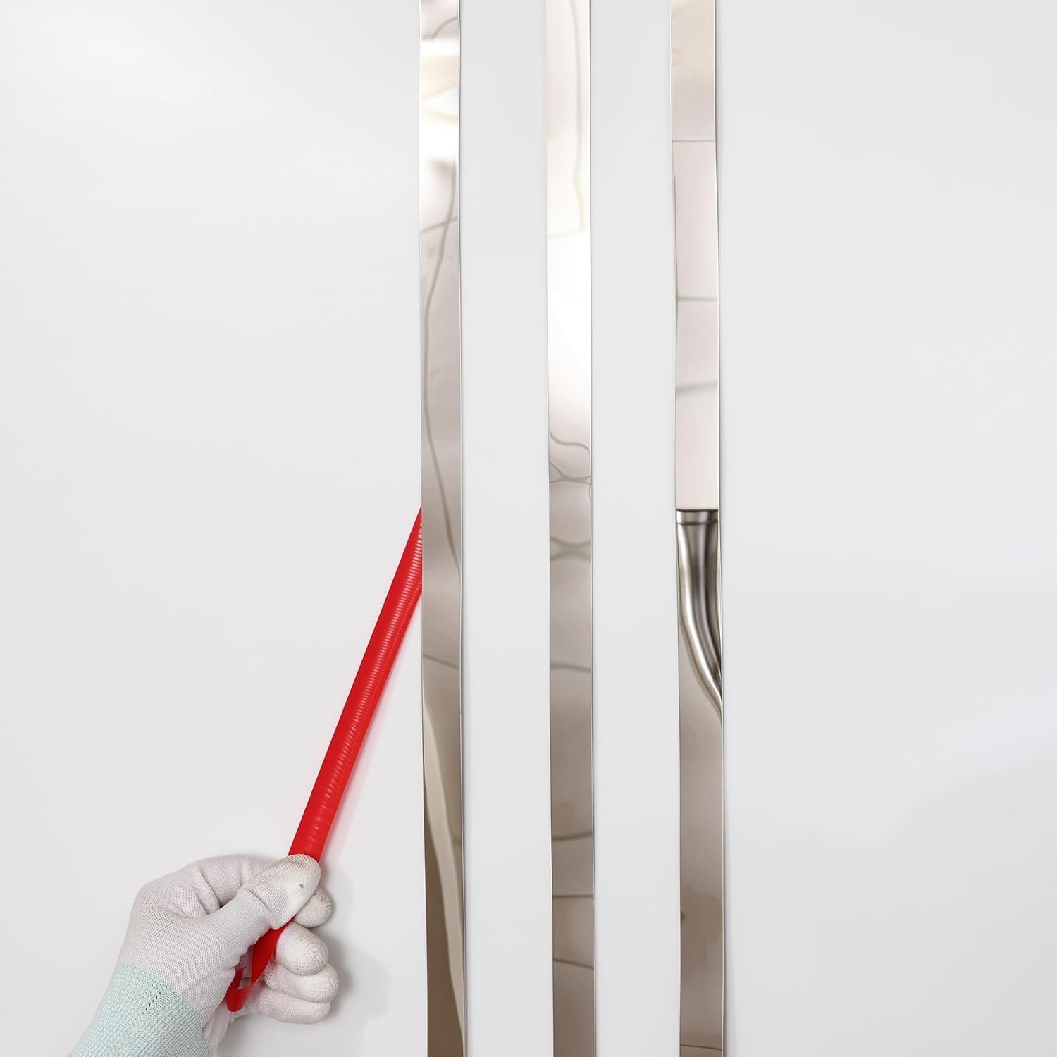 Silver Metalized Mirror-Like Finish Molding 5m x 4cm, gallery