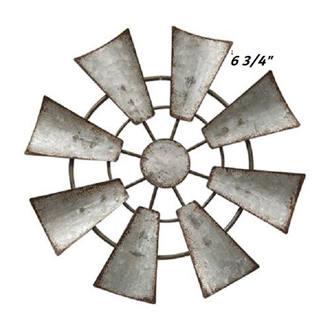 WINDMILL Wall Hanging Decor,Ornament,Craft 3 sz Galvanized Metal FARM WINDMILL gallery