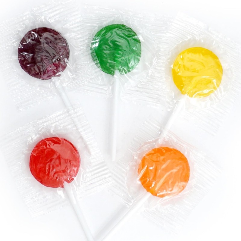 Classic Assorted Lollipops, Candy Suckers, 5 Fruit Flavors Bulk Candy (4 Pounds) gallery