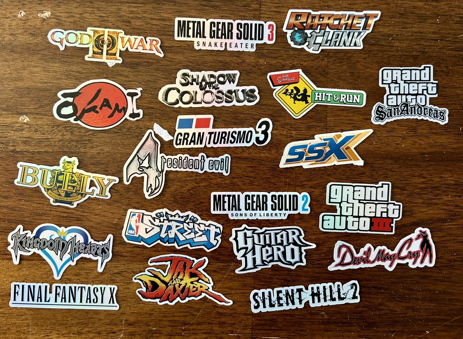 20 PlayStation 2 Logo Sticker Pack - White, Clear or Holographic - Vinyl - PS2 gallery