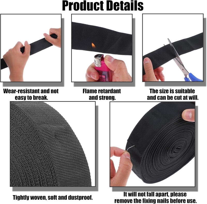33 Ft Nylon Hydraulic Hose Protector Sleeve Protective Cover Hose 1.5 In. ID gallery