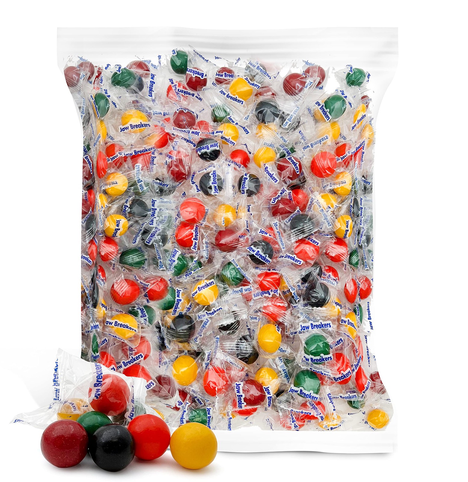Jaw Breakers Hard Candy - 3 Pound Bulk Pack (About 230 Count) - Individually ... gallery