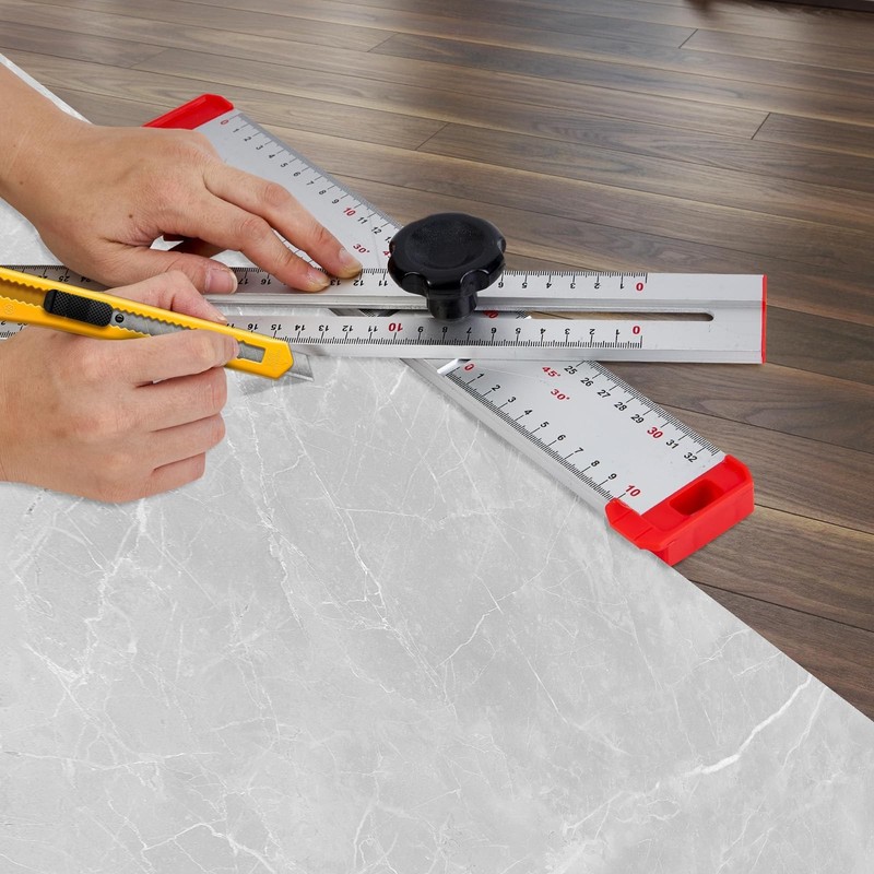 - Adjustable Drywall T-Square Tool - Aluminum - for Layout and Marking - Feat... gallery