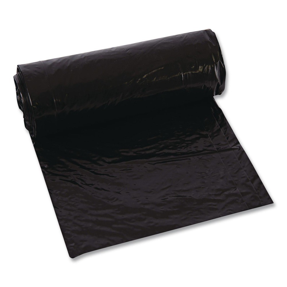 Trinity Plastics ML4046H 45 gal. Low-Density Can Liners - Black (100/Carton) New gallery