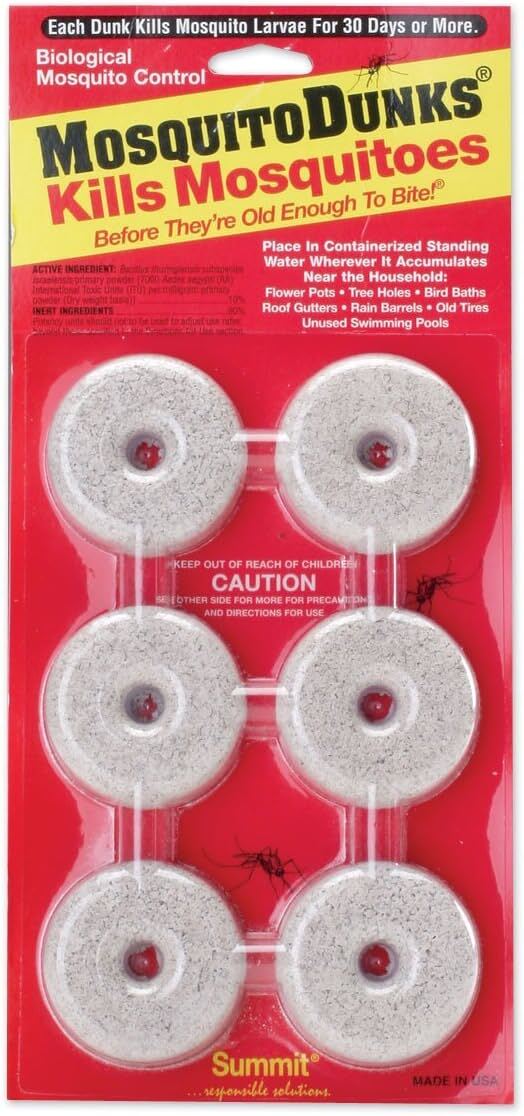 Summit Mosquito Dunks Floating Pod Kill Biologically Safe Method 6 pack - 2 Pack gallery